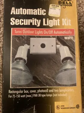 5883-5 Bell New 5883 Automatic Dusk To Dawn Security Light Kit With Photocell