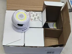 Bell And Howell 080313076206 Lot Of 5 Motion Activated 200 Lumen Light White - New