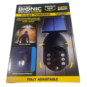 Bell And Howell 080313087134 Bionic Spotlight Extreme 360 Motion Sensor Solar Outdoor