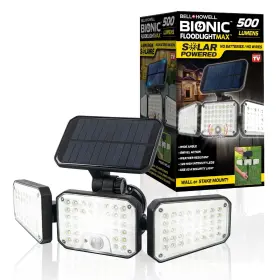 65456 Bell And Howell Bionic Flood Light Max Solar Powered Led Motion Sensor