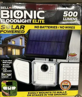 8981fel Bell And Howell Durable Bionic Solar Floodlight Model