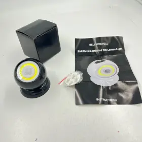 Bell & Howell 080313076183 Lot Of 5 And Motion Activated 200 Lumen Light Black - New