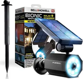 2322 Bell Howell Bionic Spotlight Original Led Solar Outdoor Lights With Motion Se