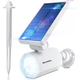 Bell Howell 726084429468 4-watt Solar Powered White Motion Activated Outdoor Integrated Led Bionic Spotli