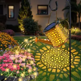 Shd001 Betolean Solar Watering Can Lights Waterproof Outdoor Decorative Brown