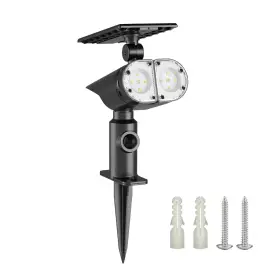 5130191 Better Homes & Gardens And Solar Dual-head Led Spotlight Motion Sensor 600 Lumens 5130191 Better Homes & Gardens And Solar Dual-head Led Spotlight Motion Sensor 600 Lumens