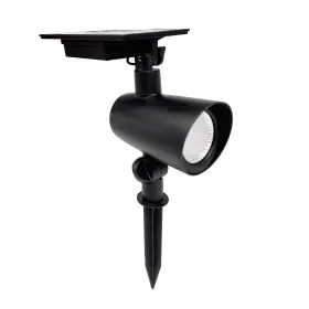 Bh5501055616005 Better Homes & Gardens Solar Black Cast Iron Colour Lock Led Landscape Spotlight 150 Lumens
