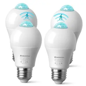 Bgmonster Bg0007a1-1 Pack Motion Sensor Light Bulbs 12w 100w Equivalent Movement Security Led 4