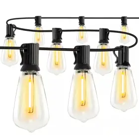 Bieuoram 313029241201 25-light 50 Ft. Outdoor Integrated Led Light With E12 2700k Warm White 20-watt P