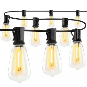 Bieuoram 313046655630 25-light 50 Ft. Indoor/outdoor Integrated Led Light With E12 2700k Warm White 20-wa