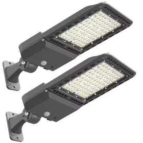 Bieuoram 744759062253 Outdoor Bronze 1000-watt Equivalent Integrated Led 300-watt Parking Lot Area Lig