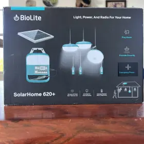Biolite 850003383903 New Solarhome 620 Portable Off-grid Solar Lighting System