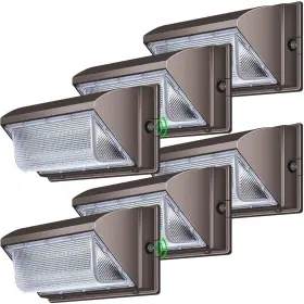 1801f Biritalo 120w Led Wall Pack Light Dusk-to-dawn Photocell 5000k Commercial An