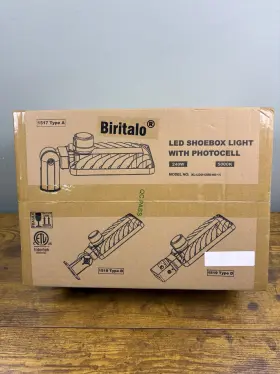 Xl-ldo1200-65-11 Biritalo Led Shoebox Street Light With Photocell 240w 5000k
