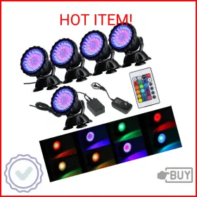 202pl Bizslink Pond Lights Set Of 5 Underwater Landscape Spotlight Waterproof Submersible Mult