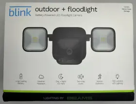 Blink 840080547091 Battery-powered Led Floodlight Camera/weather Resistant/am Pm/700 Lumens
