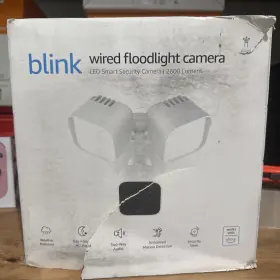 Blink 840268934514 Wired Floodlight Camera Led Smart Security 2600 Lumens - New / Sealed