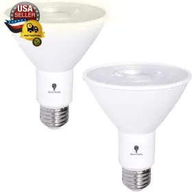 Bluex Bulbs 445014821891 2 Pack Par30 Led Flood Dusk To Dawn Light Outdoor Photocell Sensor 12w 100