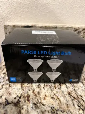Bmxkpo 313103768754 Lighting 4 Pack Dusk To Dawn Light Bulbs Flood Outdoor Par30 Led