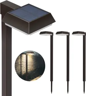 Bobcat Lighting 723314786056 Solar Pathway Lights Super Bright 300 Lumens With