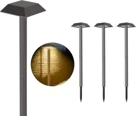 Bl-ssl-3w-4p Bobcat Lighting Solar Landscape Pathway Lights Super Bright With