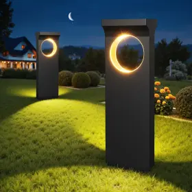 Tpl029a Bonlion Solar Pathway Lights Outdoor 6 Pack Unique Black