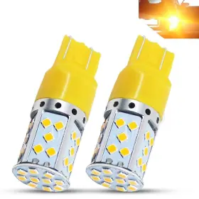 2x7443-35-3030-y-us Boodlied 9-30v 15watts 7443 Led Bulbs 3000lumens Surper Bright 7440 T20 992 7441 7444