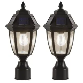 Bxowls13 Boxcupin Solar Post Lights Outdoor 2 Pack Motion Sensor Lamp Withou