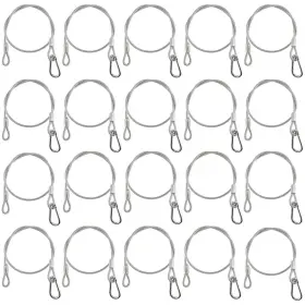 Branded 609832280828 Stage Lighting Safety Cable 25.5 Inch Stainless Steel 110 Pound Security Wire