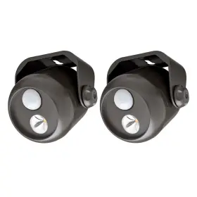 Mb312 Branded 837316003124 Mr. Beams Wireless Led Mini Spotlight With Motion Sensor Photocell 2 Pack