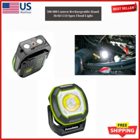 Pilf800s Branded Powersmith 500/800 Lumen Rechargeable Hand-held Led Spot/flood Light