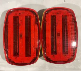 91040 Bridgeland Magnetic Led Safety Lights Red 2-pack