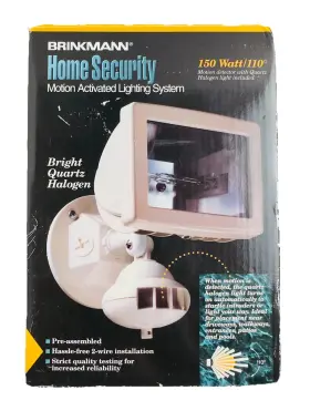 180-5385-b Brinkman Brinkmann Home Security Motion Activated Lighting System 150 Watt / 110 Vtg
