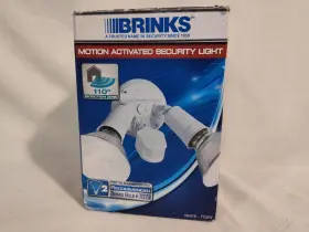 Brinks 039208960052 7120w 110-degree Detection Zone Motion Activated Security Flood Light