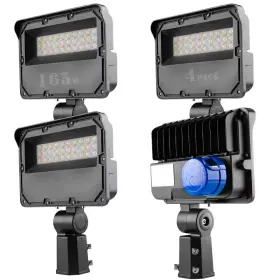 23100 Bulbeats 313055468450 Lumen Dusk To Dawn 165-watt Led Parking Lot Light 700-watt Equivalent Slip