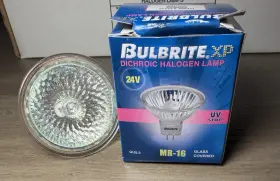 646335 Bulbrite Lot Of 10 35-watt Mr16 Lamp Flood Bulbs