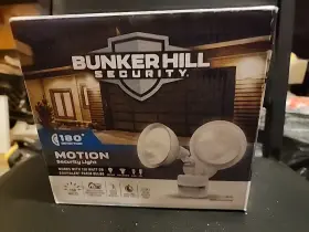64946 Bunker Hill Security Motion Dector Outdoor Lighting Adjustable Metal