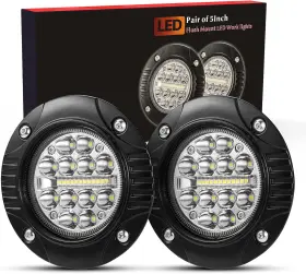 Frd-wl012rb Bunker Indust 48w Led Off Road Work Lights Spot Flood Beam Superior Brightness Flush Mount
