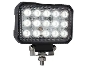 1492190 Buyers Products Ultra Bright 6 Inch Rectangular Clear Led Light 15 Flood