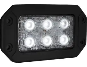 1492191 Buyers Products Company 6.5 Inch By 3.5 Rectangular Led Clear Flood Light Small