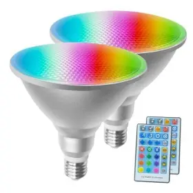 Bynmy 717390503096 2 Pack Par38 Led Flood Light Bulbs For Halloween Christmas Party