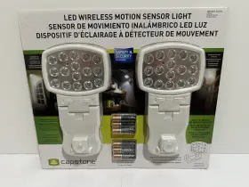 Capstone 631052020700 Lighting - Led Wireless Motion Sensor Light 2 Pack New/sealed
