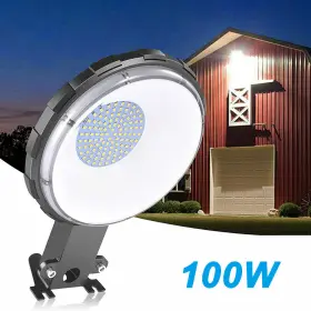 100w Catinbow 078254772707 Led Barn Yard Street Outdoor Security Light Dusk To Dawn Floodlight 10000lm