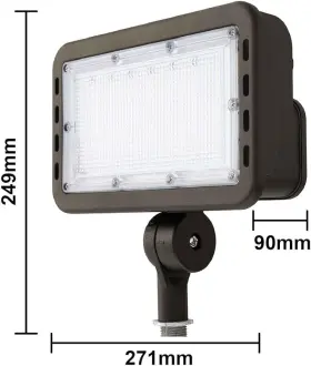 Cfl3-d-100-bk Cea 100w Outdoor Flood Light 5cct 3000k/3500k/4000k/5000k/6500k Selectable Ip65
