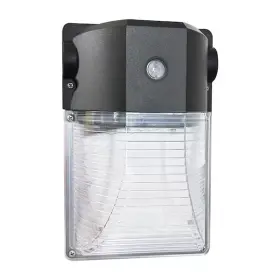 152080 Cedar Hill 100watt Equivalent Led Bronze Mini Wall Pack Light Dusk To Dawn 2730lm 5000k