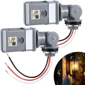 Ia-ceoighe-130 Ceoighe 2 Pack Photocell Sensor For Outdoor Lights 120vac 50/60 Hz Ip
