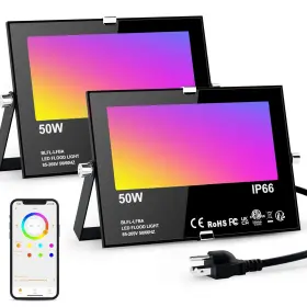 500w Changm 802507311010 Led Flood Lights Rgb Color Changing Equivalent Outdoor Rgbw Bluetooth S