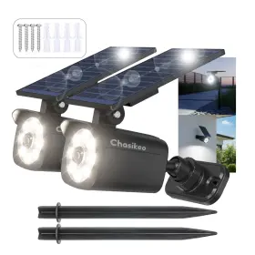 B0fp4zm6d2 Chasikeo 2 Pack Solar Motion Lights Outdoor Spotlights Sensor Ip67