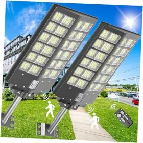 4800w China 768572437432 2-pack Solar Parking Lot Lights Street Light 480000lm 4800w-2pack