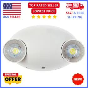 Lmdc100 Ciata Emergency Led Wall Light Round Head 120v Battery Backup Safety Fixture